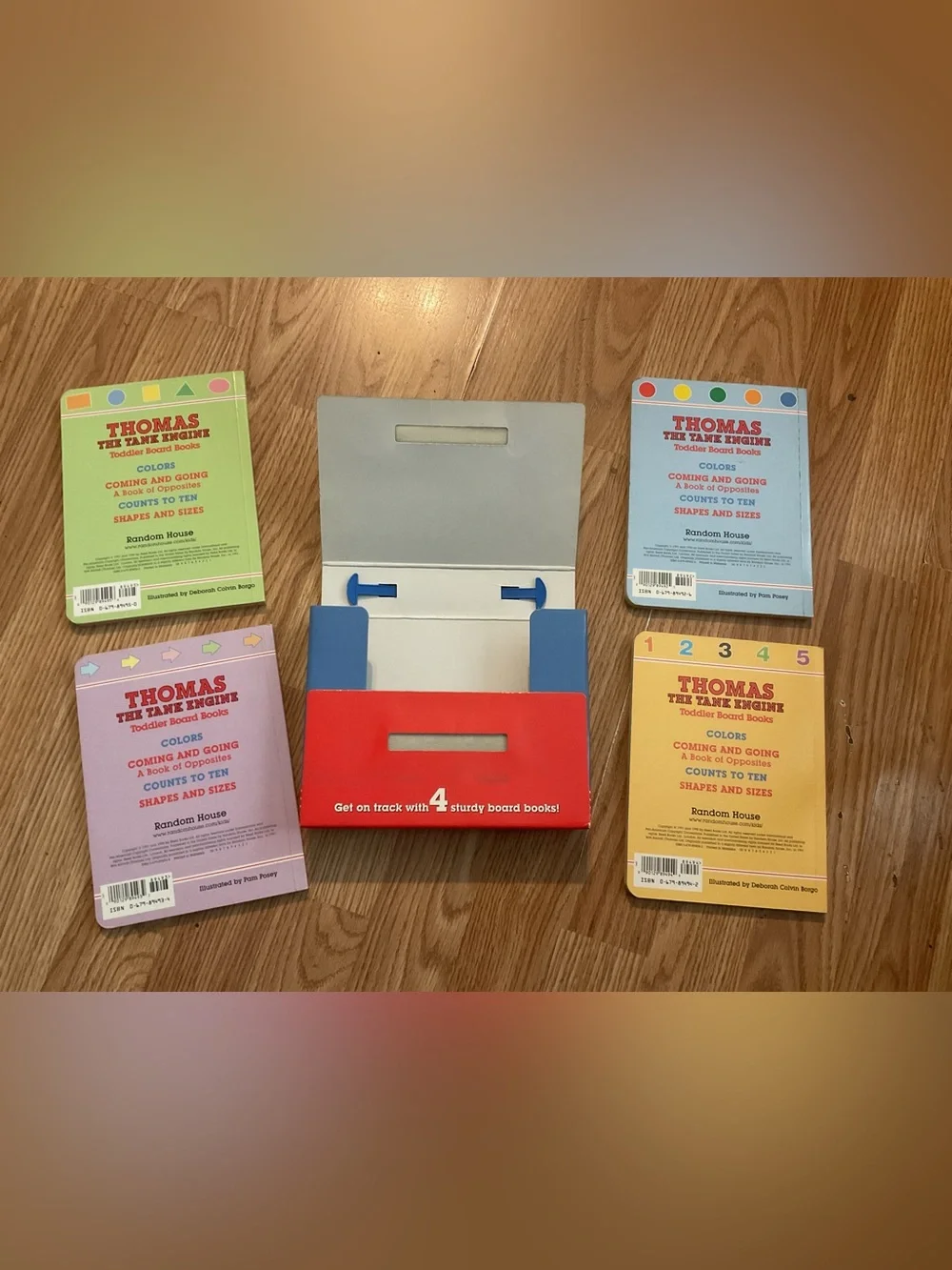 1998 Thomas The Tank Engine &Friends Board Book Set 4 in set